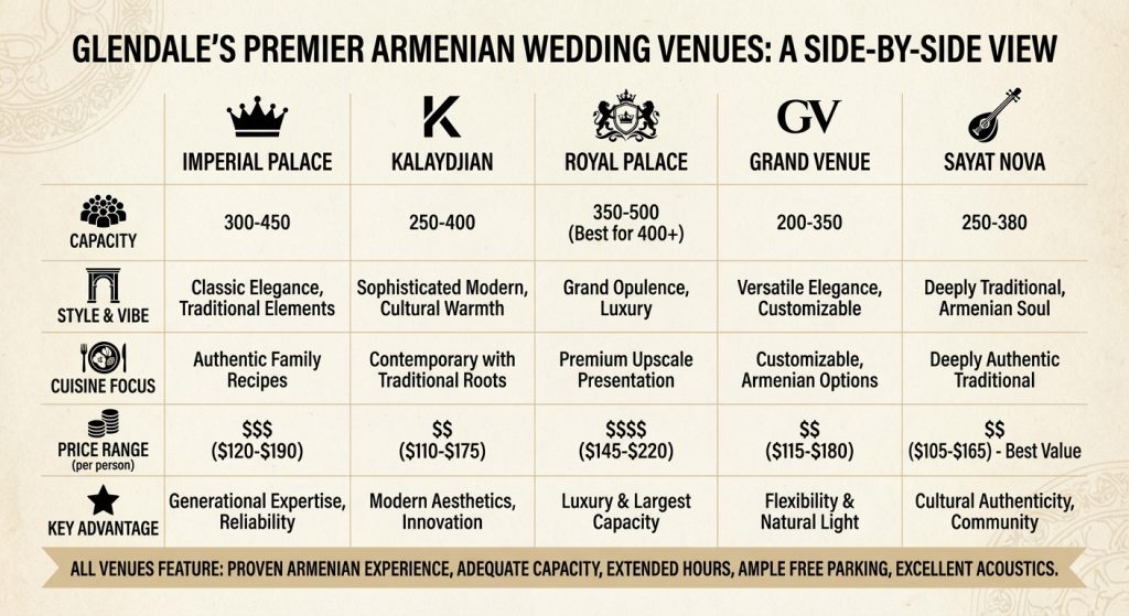 armenian wedding venues